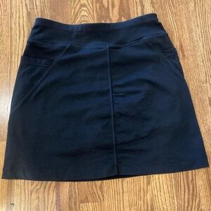 Athleta | Black Skort Stash Pockets XS